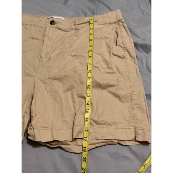 Old Navy Shorts Beige Size 20 Cotton Chino Flat Front Pockets - Picture 7 of 7